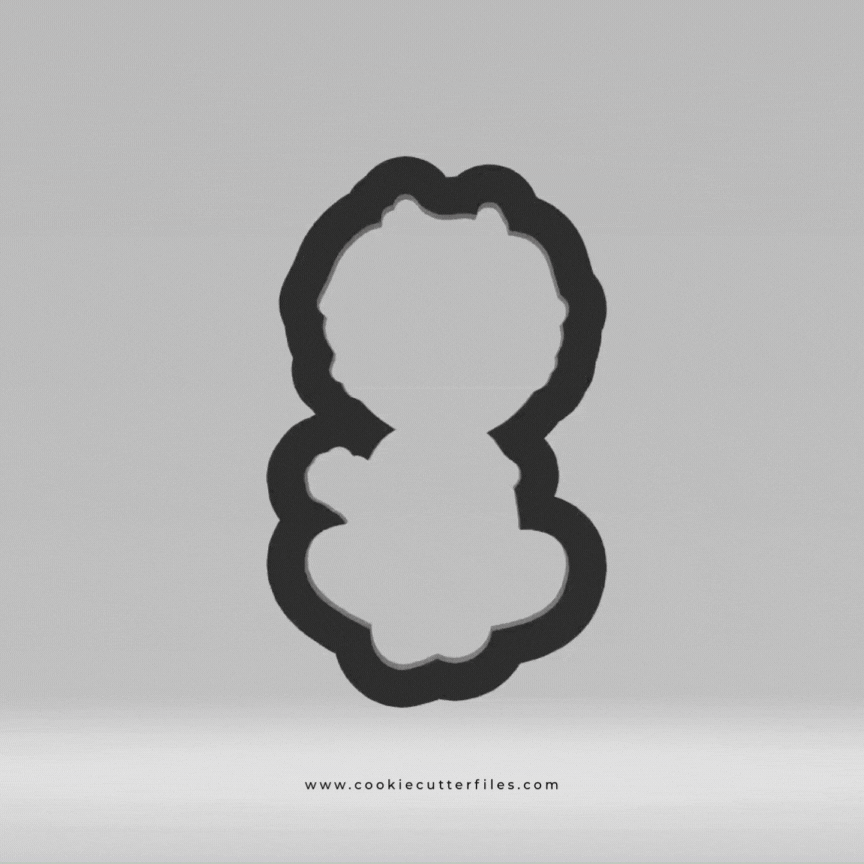 Boy Gamer Kids Cookie Cutter STL Files