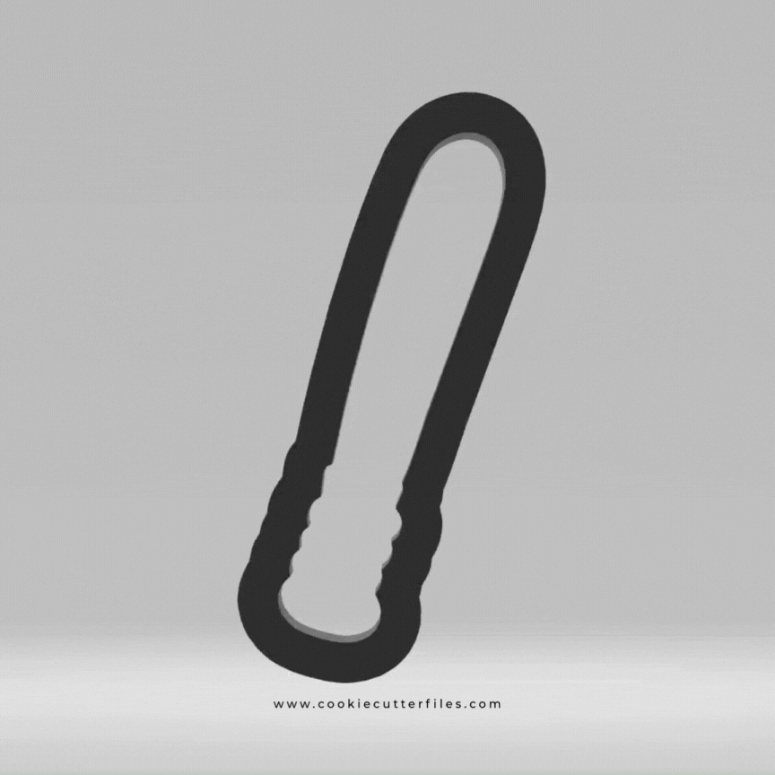 Baton Police Kids Cookie Cutter STL Files
