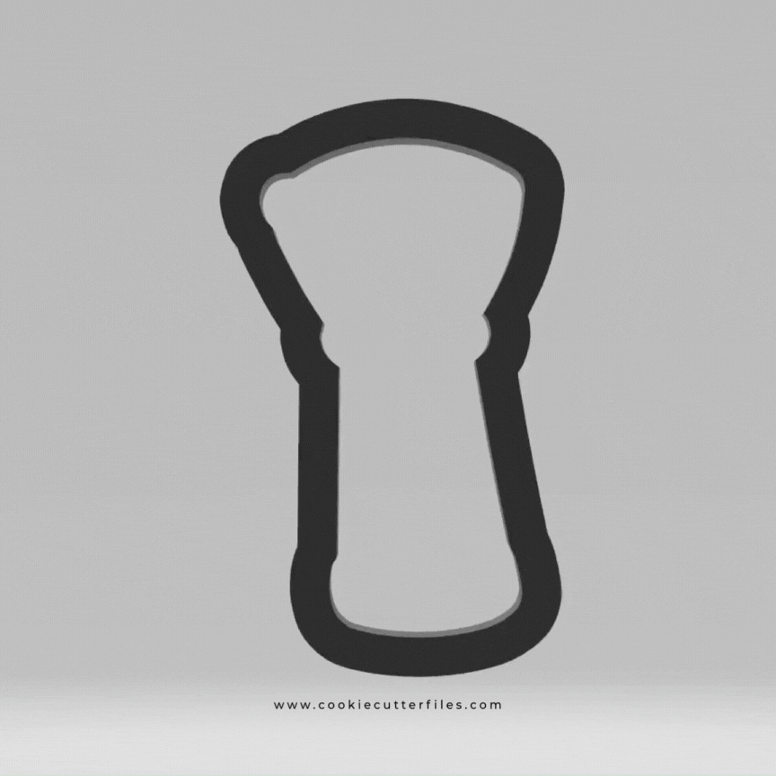 Flashlight Camping Kids Cookie Cutter STL Files