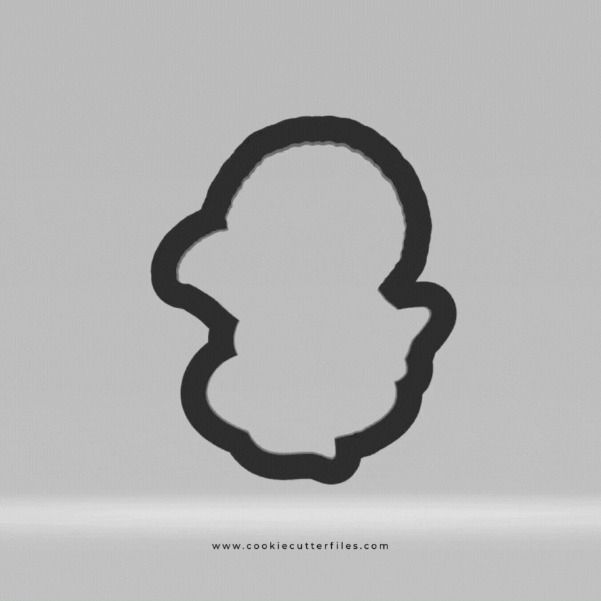 Boy Sitting Fox Eskimo Kids Cookie Cutter STL Files