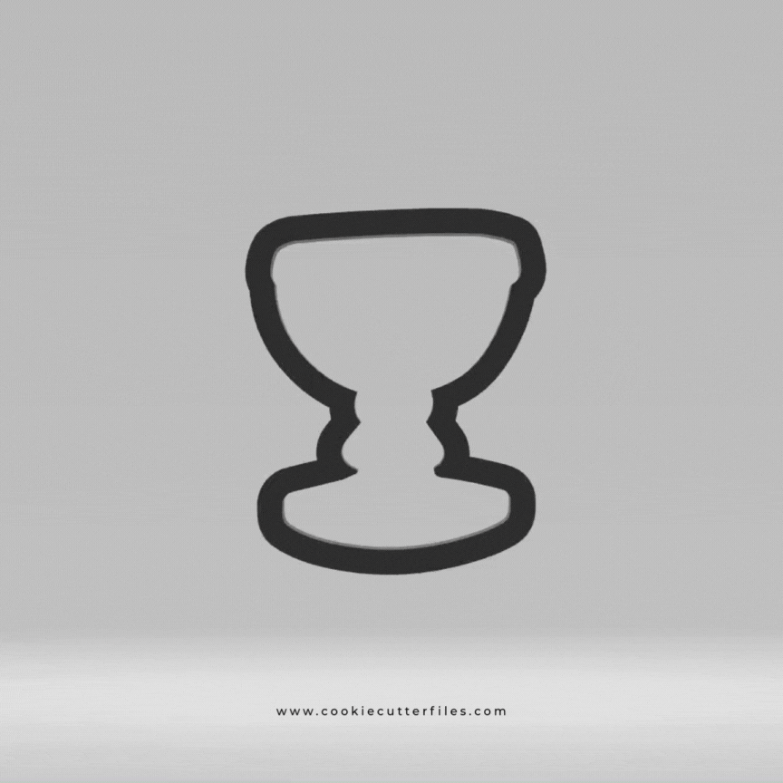 Chalice First Communion Cookie Cutter STL Files