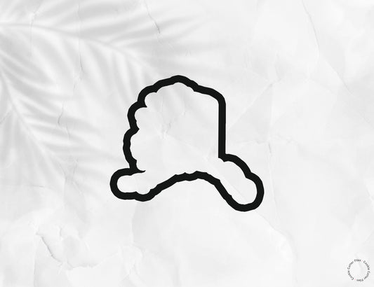 Alaska State Basic Cookie Cutter STL Files Cookie Cutter Files