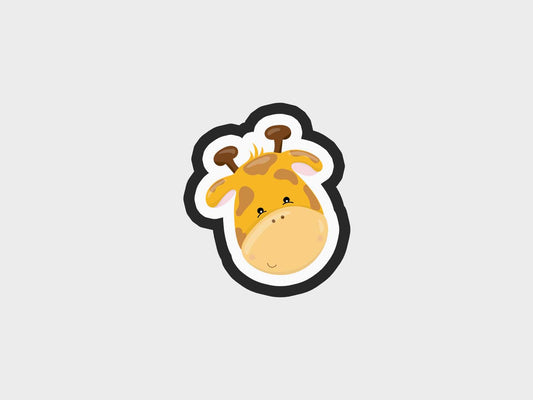 Giraffe Animal Face Cookie Cutter STL Files