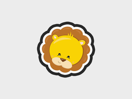 Lion Animal Face Cookie Cutter STL Files