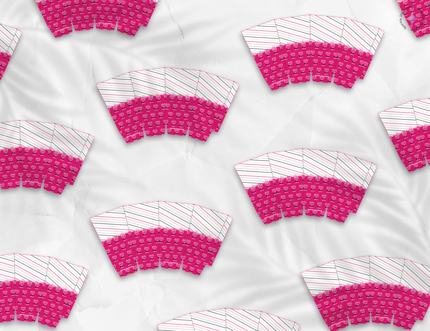 Anti-Valentine's Day Heart Popcorn Box Paper Craft Printable Paper Crafts