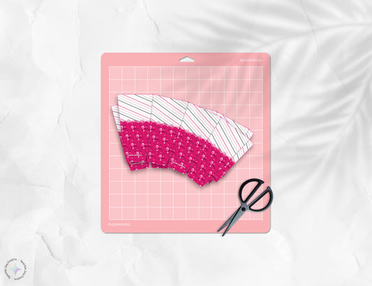 Anti-Valentine's Day Wine Popcorn Box Paper Craft Printable Paper Crafts