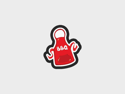 Apron Backyard Bbq Cookie Cutter STL Files