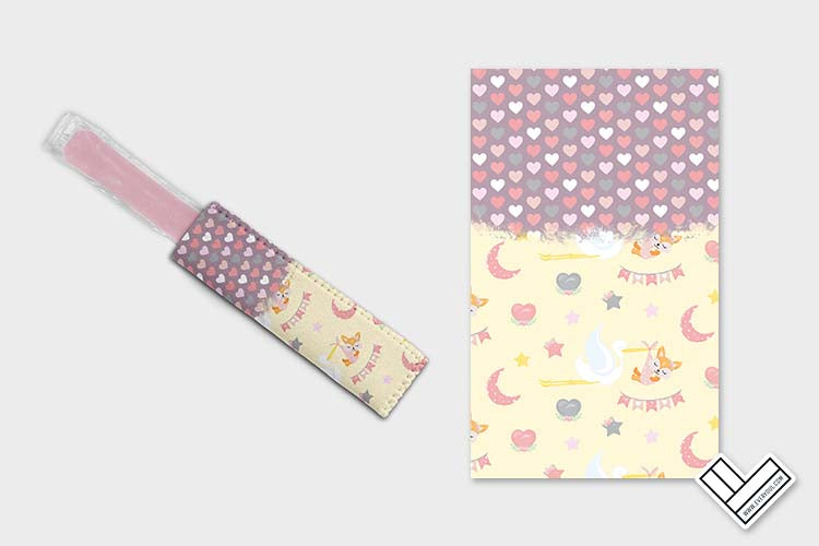 Baby Fox Pink 0704 Ice Pop Digital Sublimation Design