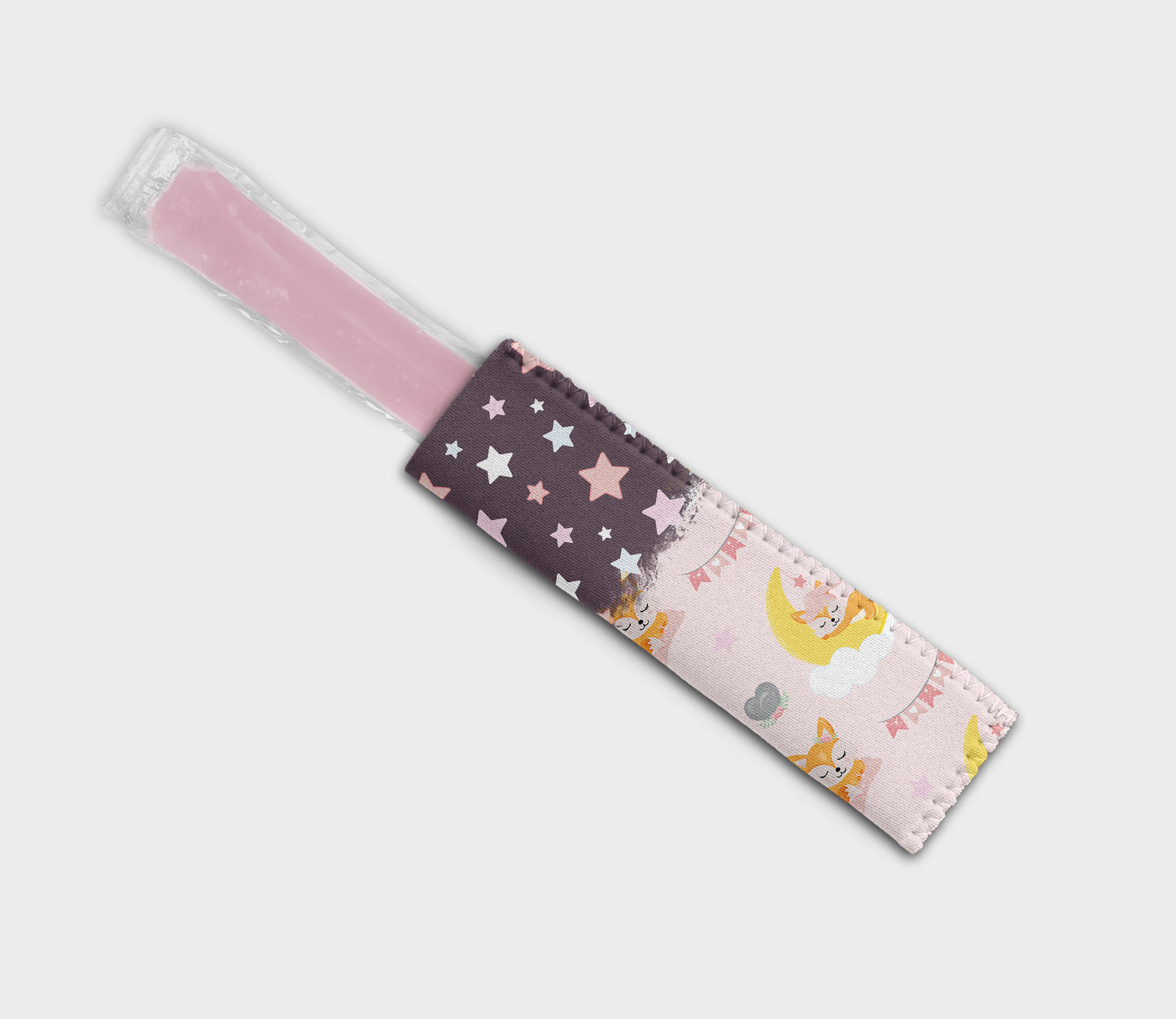 Baby Fox Pink 1112 Ice Pop Digital Sublimation Design