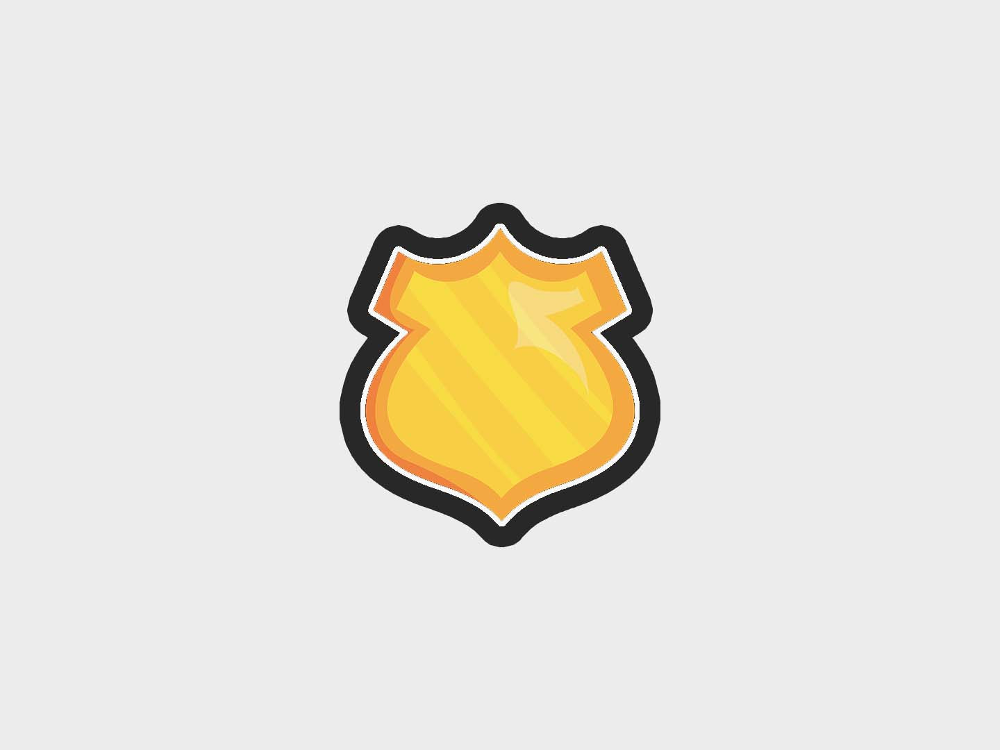 Badge Police Kids Cookie Cutter STL Files