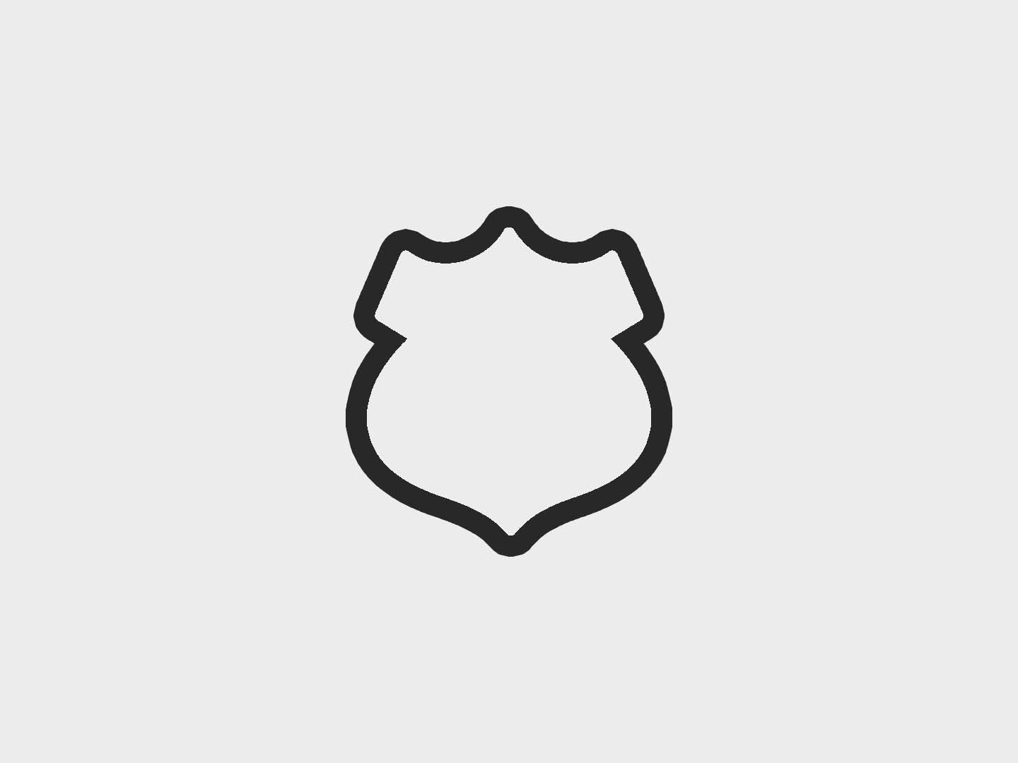 Badge Police Kids Cookie Cutter STL Files