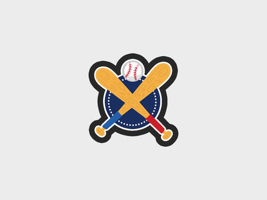 Bat Symbol Baseball Kids Cookie Cutter STL Files