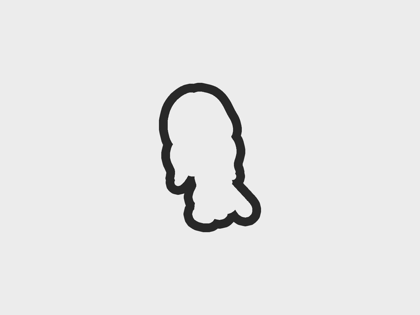 Batter Girl Baseball Kids Cookie Cutter STL Files
