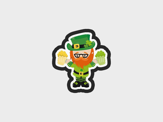 Beer Hip Leprechauns Cookie Cutter STL Files