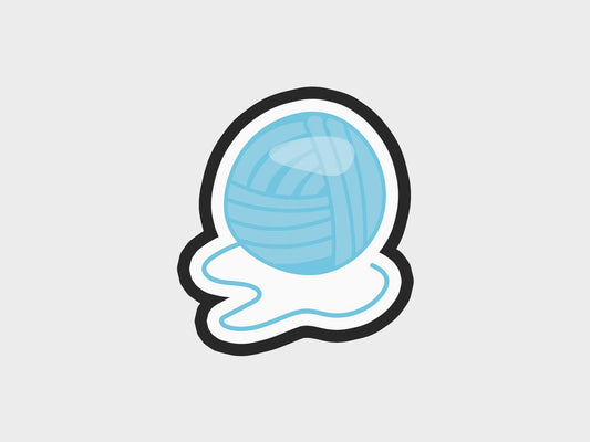 Blue Yarn Ball Knitting Girl Cookie Cutter STL Files