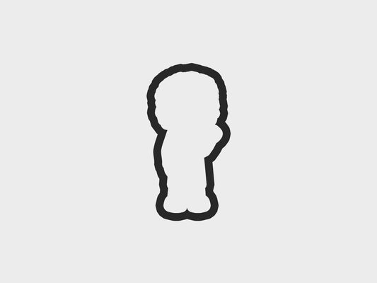 Boy Two Scientist Kids Cookie Cutter STL Files