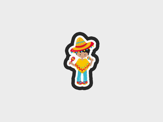 Boy Cinco De Mayo Fiesta Cookie Cutter STL Files