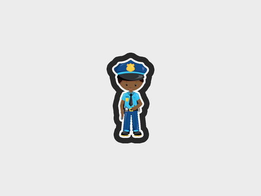 Boy Police Kids Cookie Cutter STL Files