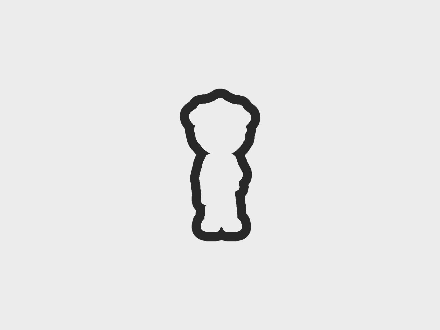 Boy Police Kids Cookie Cutter STL Files