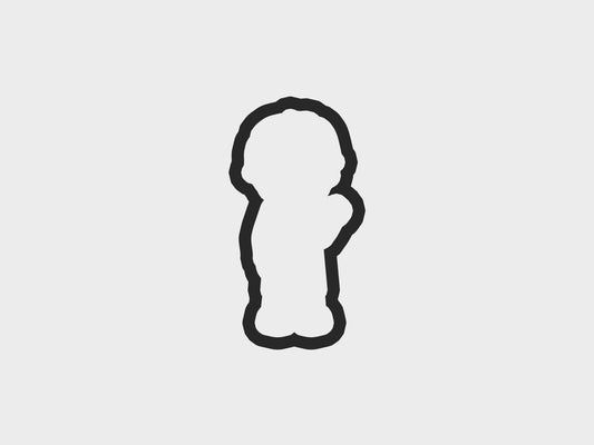 Boy One Scientist Kids Cookie Cutter STL Files