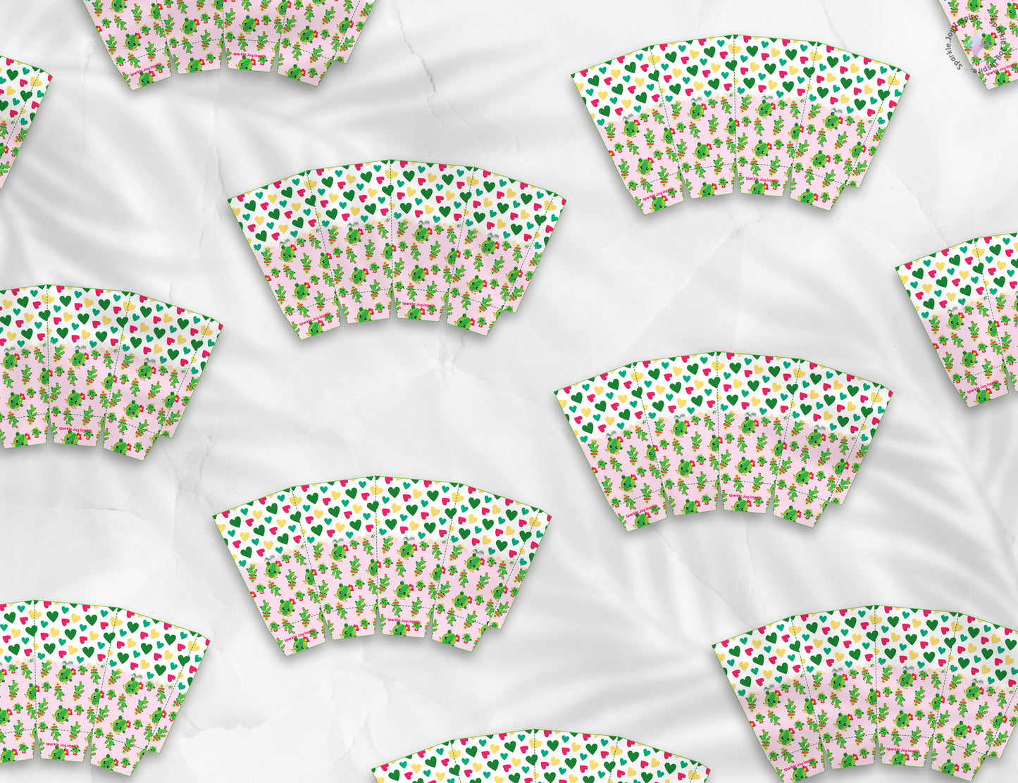 Cactus Love Popcorn Box Paper Craft Printable Paper Crafts