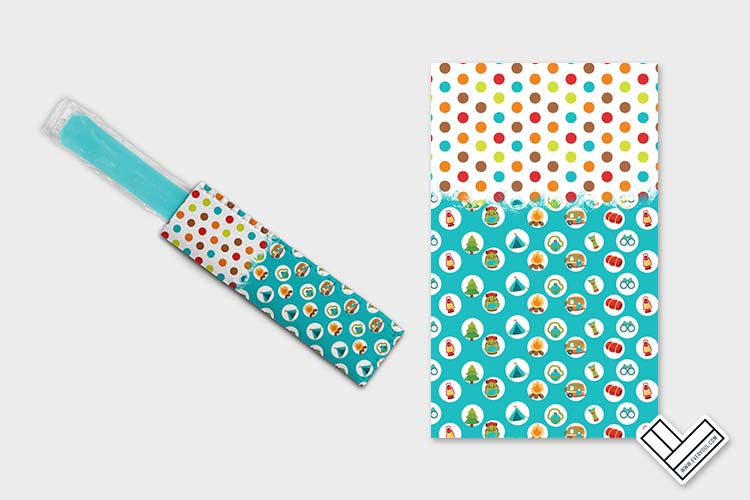 Camping Kids 1110 Ice Pop Digital Sublimation Design