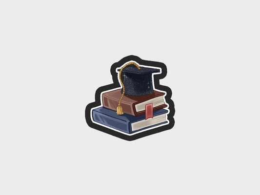 Cap Books Graduation Cookie Cutter STL Files