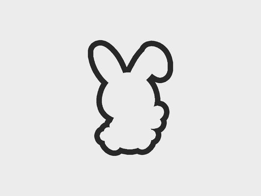 Carrot Hold Baby Easter Bunny Cookie Cutter STL Files