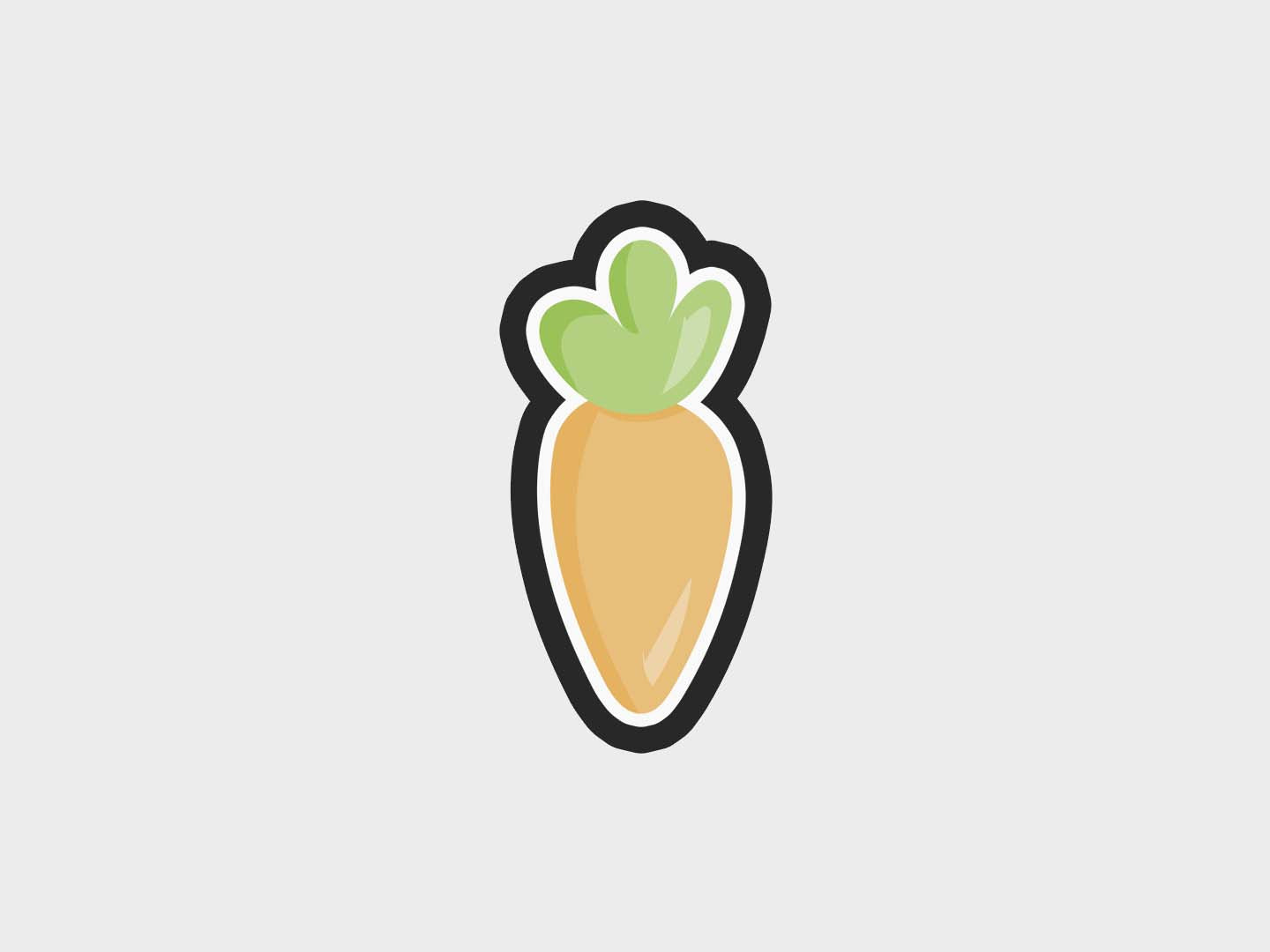 Carrot Happy Easter Sheep Cookie Cutter STL Files