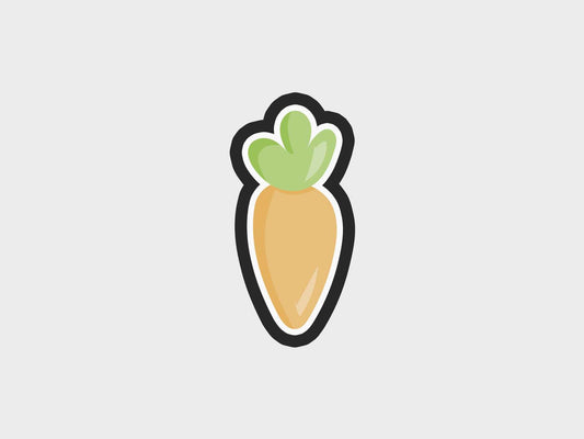 Carrot Happy Easter Sheep Cookie Cutter STL Files