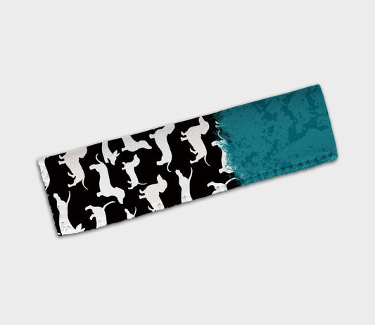 Dachshund Solid Teal Black Ice Pop Digital Sublimation Design