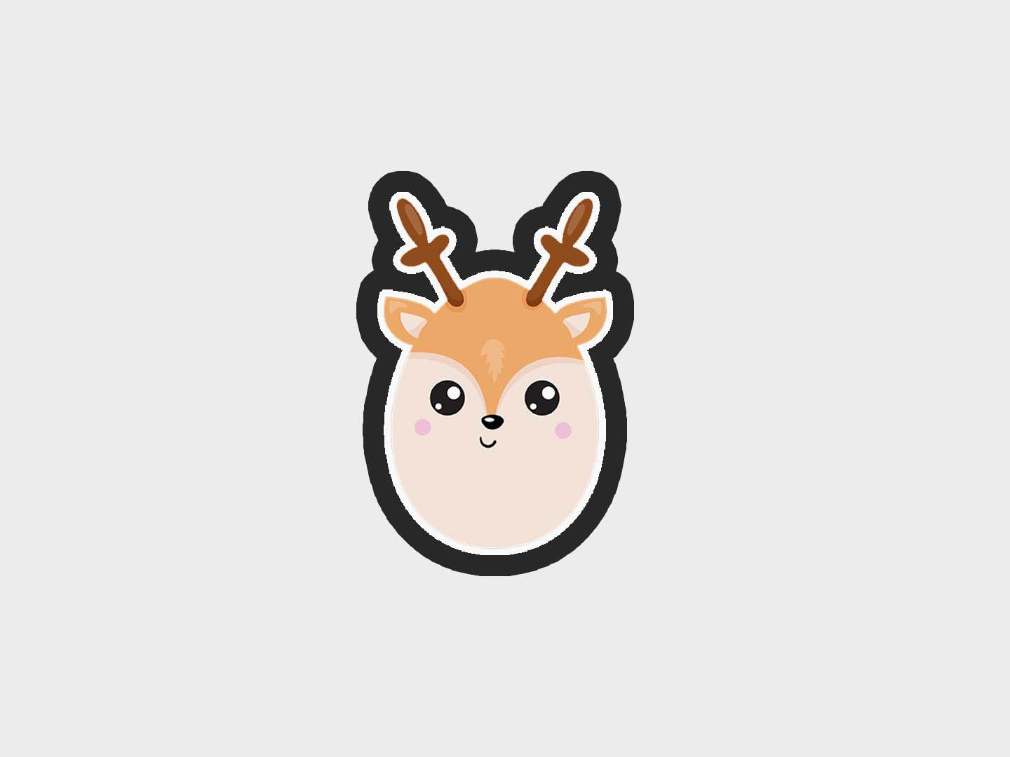 Deer Easter Egg Critters Cookie Cutter STL Files