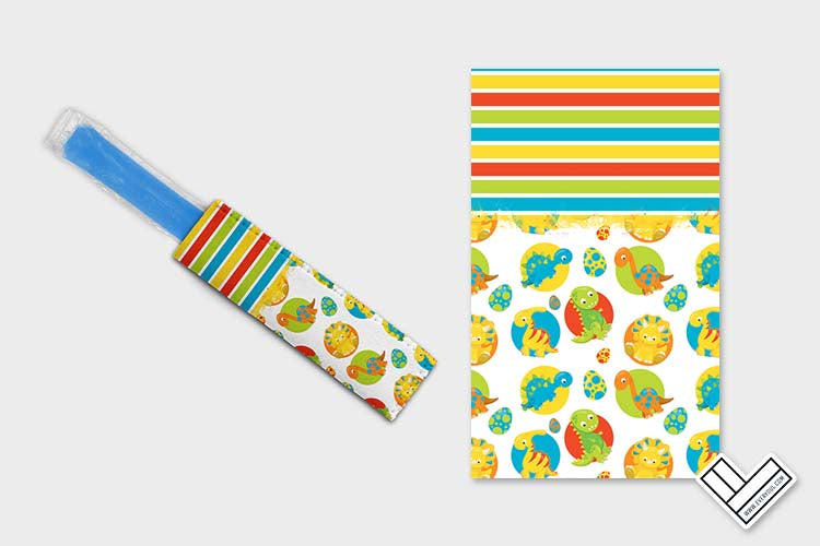 Dino Fun 0508 Ice Pop Digital Sublimation Design