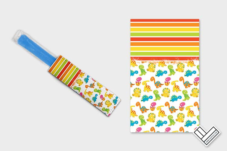 Dino Fun 1110 Ice Pop Digital Sublimation Design