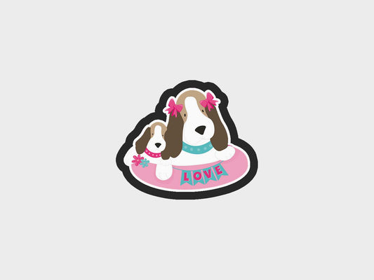 Dog Mother's Love Cookie Cutter STL Files