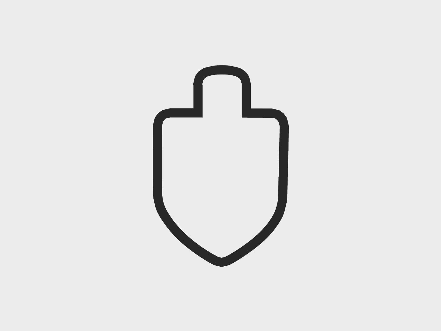 Dreidel Straight Hanukkah Cookie Cutter STL Files