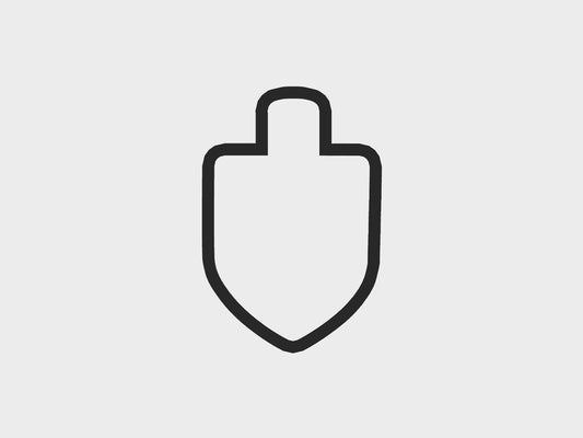 Dreidel Straight Hanukkah Cookie Cutter STL Files