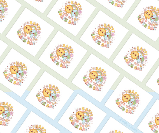 Happy Earth Day Earth Day Vibes Sublimation Transfer Print