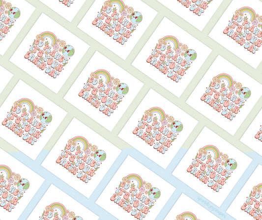 Go Planet It's Your Earth Day Earth Day Vibes Sublimation Transfer Print