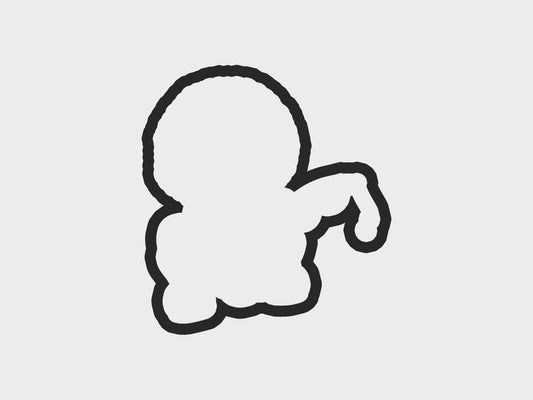 Boy Sitting Fishing Eskimo Kids Cookie Cutter STL Files