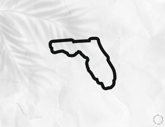 Florida State Basic Cookie Cutter STL Files Cookie Cutter Files