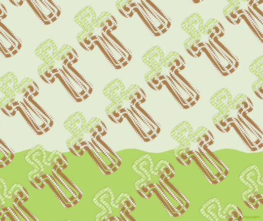 Football Fun 0701 Acrylic Cross Bookmark Digital Design