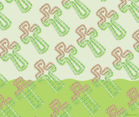 Football Fun 0804 Acrylic Cross Bookmark Sublimation Transfer Print