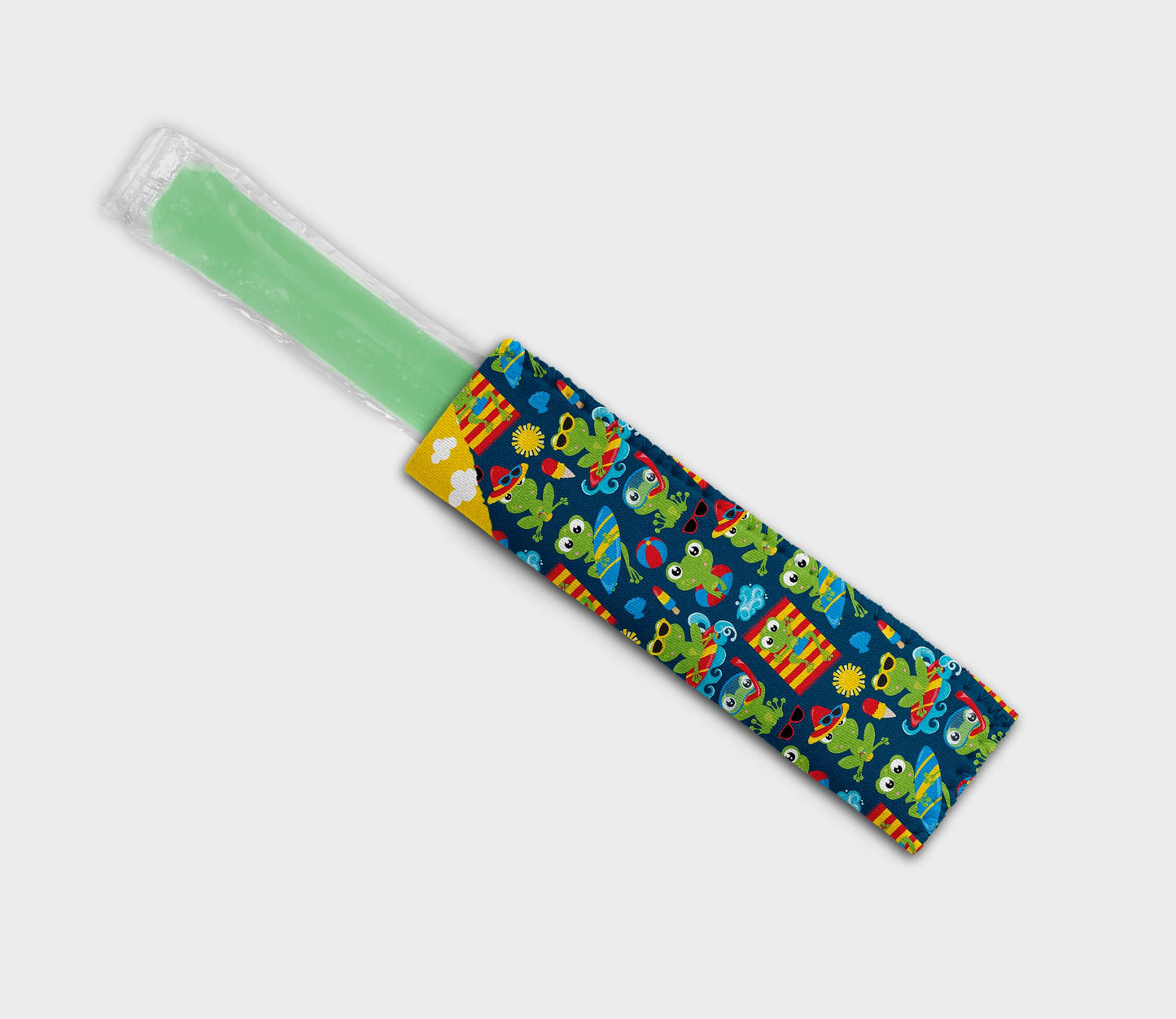 Frog On Beach 0201 Ice Pop Digital Sublimation Design