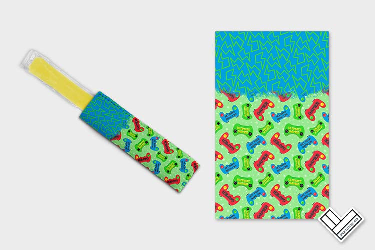 Gamer Kids 1203 Ice Pop Digital Sublimation Design