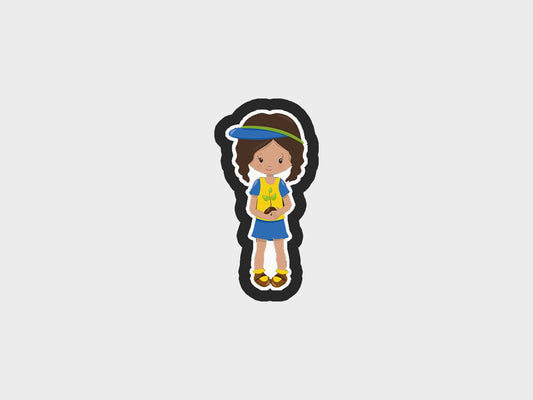 Girl Standing Earth Day Hero Cookie Cutter STL Files