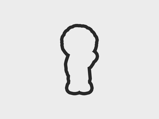 Girl One Scientist Kids Cookie Cutter STL Files