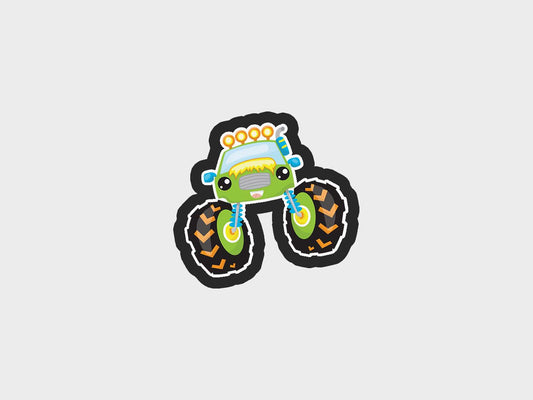 Green Truck Monster Trucks Cookie Cutter STL Files