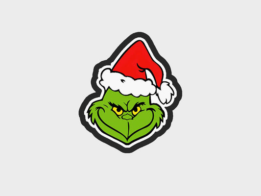 Pointy Hat Grin Inspired Grinchymas Cookie Cutter STL Files