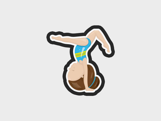 Handstand Gymnast Girl Cookie Cutter STL Files